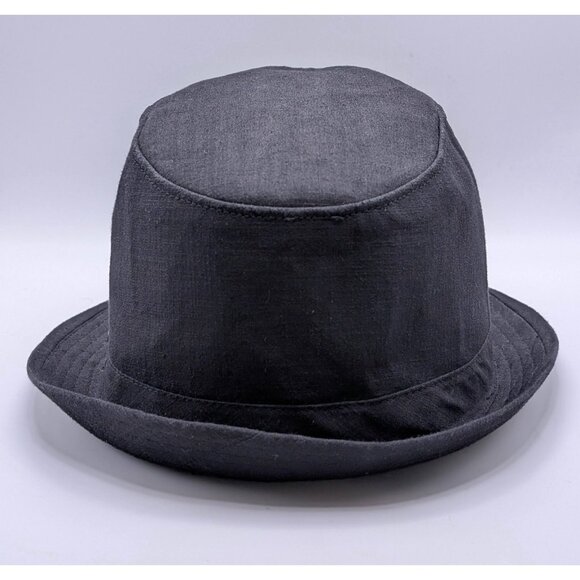 Peter Grimm Mens Fedora Hat L/XL Black Classic Trilby - Picture 5 of 7